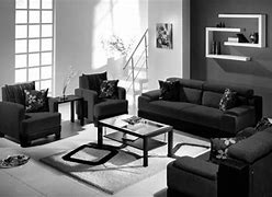 Image result for Modern Furniture Black and Silver