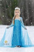Image result for Frozen Elsa Dress Up Costume With Cosplay Accessories Crown Wand & Gloves