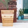 Image result for cedar wood planter boxes
