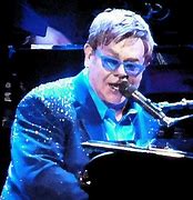 Image result for Elton John Black and White