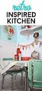 Image result for Retro Kitchen with Turquoise Appliances