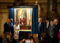 Image result for Unveiling of Nancy Pelosi Portrait