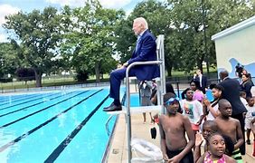 Image result for Joe Biden Swimming