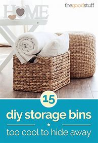 Image result for DIY Storage Bins