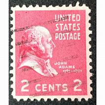 Image result for John Adams 2 Cent Stamp