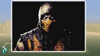 Image result for Mortal Kombat Scorpion Pixel