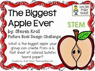 Image result for The Biggest Apple Ever Book Activity Preschool