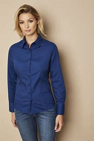 Image result for Blue Long Sleeve Shirt Women