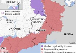 Image result for Avdiivka Ukraine Map