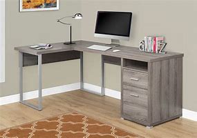 Image result for Small L-shaped Corner Office Desk
