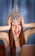 Image result for Girl in Tin Foil Hat