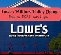 Image result for Lowe's Military Discount