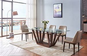 Image result for Modern Dining Table Glass
