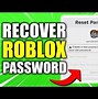 Image result for How to Reset Password On Roblox
