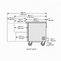 Image result for Undercounter Refrigerator with 2 Drawers