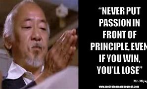 Image result for Miyagi You Too Many Questions