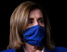 Image result for Nancy Pelosi Wearting Two Covid Masks