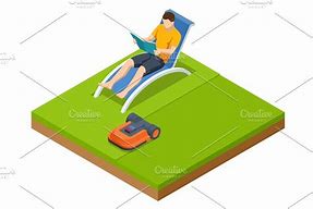 Image result for Robotic Lawn Mower Drawing