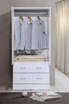 Image result for Wardrobe Cabinet for Hanging Clothes