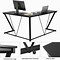 Image result for Modern Home Office Desk with Drawers