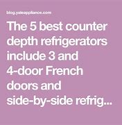 Image result for Counter-Depth Refrigerators 32" Wide
