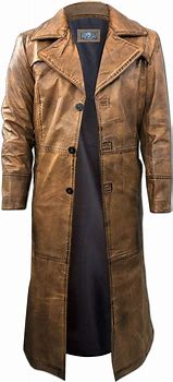 Image result for Long Leather Jackets for Men