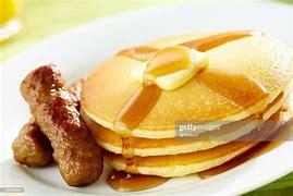 Image result for pancakes and sausage image
