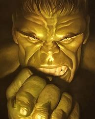 Image result for Alex Ross Hulk Headshot