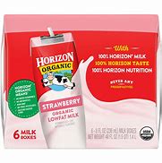 Image result for Horizon Organic Dairy Organic Low Fat 1 % Milk Aseptic - 8 FZ - Case Of 12