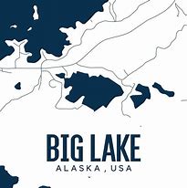 Image result for Big Lake Alaska Map