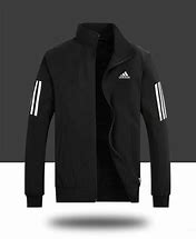 Image result for Black Adidas Jacket Men Track