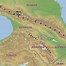 Image result for Caucasus Mountains Map Location