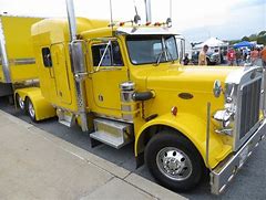 Image result for Yellow Semi Truck