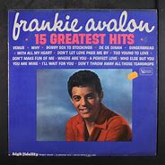 Image result for Frankie Avalon Fan Club