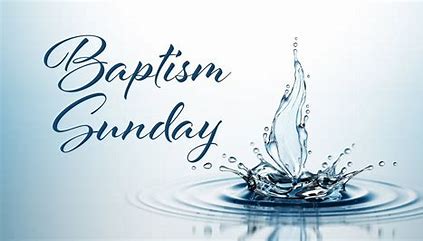 Image result for Baptism Sunday