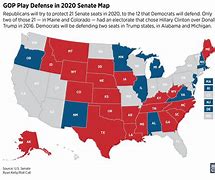 Image result for Senate Seats Up for 2020 Election Map