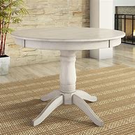 Image result for White Round Pedestal Dining Table