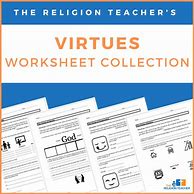 Image result for Catholic Virtues for Kids Worksheet