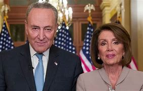 Image result for Schumer and Pelosi American Gothic