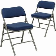 Image result for Metal Padded Folding Chairs