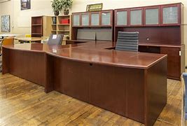 Image result for U-shaped Office Desk Furniture