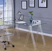 Image result for glass top office desk