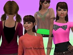 Image result for Sims 4 UnderShirt CC