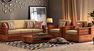 Image result for Wooden Sofa Set Furniture