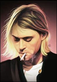 Image result for Kurt Cobain Cartoon
