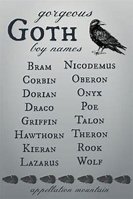 Image result for Gothic Baby Girl Names