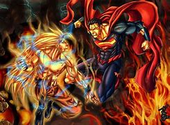 Image result for Goku versus Superman