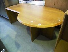 Image result for Wooden L-Shaped Office Desk