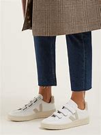 Image result for White and Olive Khaki Veja Women Shoe