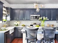 Image result for Dark Kitchen Cabinets with Paint Color Ideas